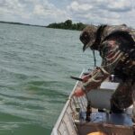 PMA do Grupamento do Parque Estadual das Várzeas do Rio Ivinhema retira e apreende 250 metros de espinhel com 100 anzóis e 46 anzóis de galho na área e no entorno do Parque