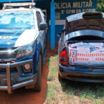 Polícia Militar de Maracaju apreende contrabando de cigarro avaliado em cerca de 30 mil reais