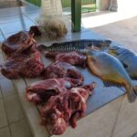 PMA do Distrito de Águas do Miranda prende pescador profissional por pesca com tarrafa em piracema e por caça e apreende barco, motor, pescado e capivara abatida