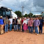 Empreiteira começa a instalar canteiro de obras do asfalto no Quebra Coco