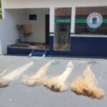 Polícia Militar Ambiental de Coxim fiscaliza rio Taquari, e apreende petrechos ilegais de pesca durante a operação Piracema