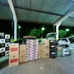 Polícia Militar Rodoviária aborda três veículos transportando mercadorias de contrabando e descaminho em Dourados