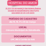 Câmara recebe a Unidade Móvel do Hospital do Amor no Mês da Mulher