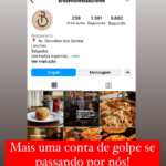 Atençaõ: Brasetto Restaurante está sofrendo tentativa de golpe nas redes sociais