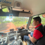 Vereador Otacir Figueredo passa manhã em ônibus escolar para conhecer o trajeto das Crianças do Assentamento Eldorado I