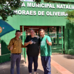 Vereadores Izaqueu Diniz e Gabardo fiscalizam melhorias na Escola Municipal Natália