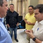Prefeito e vice prefeito de Dois Irmãos de Buriti estiveram reunidos com Governados do Estado