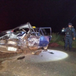 Dois morrem em colisão frontal e sete ficam feridos em acidente entre Itaporã e Maracaju