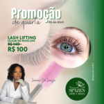 Promoção de Lash Lifting é com a Janine de Souza na Spazen