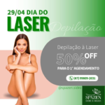 Promoção de depilação à laser na Spazen Sáude e Beleza
