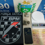Polícia Militar prende homem por tráfico de drogas em Aquidauana