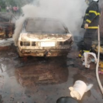 Homem se estressa com problema no carro, coloca fogo e acaba preso em Bonito