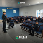 PMMS, por intermédio da Coordenadoria Estadual de Policiamento Rural e CPA-3, promove capacitações para o alinhamento das diretrizes do policiamento voltado aos moradores do campo