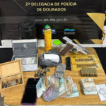 Polícia Civil localiza drogas e dinheiro enterrados em residência na cidade de Dourados