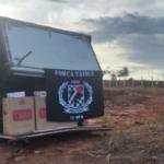 Força Tática do 12ºBPM/CPA-1/PMMS efetua apreensão de caminhão carregado de cigarros contrabandeados