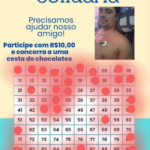 Familiares fazem rifa em prol de Gerson