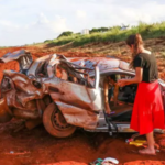 Acidente na BR-060 deixa criança, adolescente e 2 adultos em estado grave