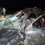 Motorista morre ao ser lançado de veículo em capotamento na MS-147