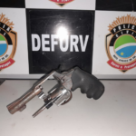 Polícia Civil apreende arma de fogo usada durante reação a um roubo de veículo em Campo Grande