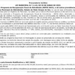 Emenda modificativa do REFIS 2023 foi sancionada