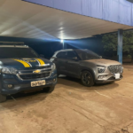 PRF recupera veículo em Água Clara