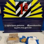 Polícia Militar realiza prisão de dois traficantes e apreende entorpecentes em Bonito