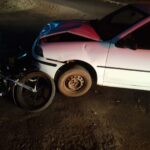 Jardim: Acidente entre carro e moto deixa condutor ferido na vila Angélica – Jardim MS