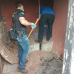 Dois são presos por ossada encontrada enterrada em cama embutida no Monte Castelo em Campo Grande