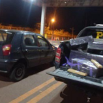 PRF apreende 304 Kg de maconha em Ponta Porã 