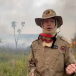 Período de alerta intensifica monitoramento e Bombeiros atuam no controle de incêndio florestal em Bonito