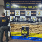 Quase meia tonelada de drogas em terreno baldio de Dourados foi apreendida pelo DOF