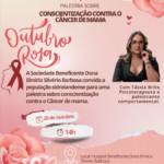 Hospital vai realizar palestra sobre conscientização Contra o Câncer de Mama
