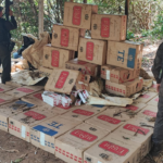 DOF apreende mais de 2,3 mil pacotes de cigarros às margens do Rio Paraná e recaptura foragido