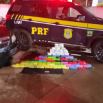 PRF apreende 64 kg de cocaína em Naviraí