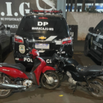Dois indivíduos são presos pela Polícia Civil, em Maracaju, em menos de 12 horas após furtarem uma motocicleta