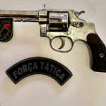 Armas de fogo usada em live do Instagram é encontrada e apreendida pelos policiais militares em Sidrolândia