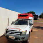 Ambulância do SAMU de Sidrolândia é encontrada na divisa de São Paulo