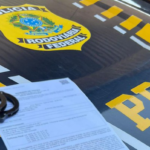 PRF prende homem com mandado de prisão e documento falso em Rio Brilhante