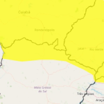 Inmet alerta para risco de tempestades e ventos para as regiões Norte e Leste