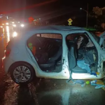 Carro perde controle, bate de frente com carreta e condutor morre na BR-163