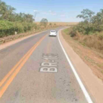 Acidente na BR-163 entre carro e caminhonete deixa casal ferido