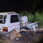 Motorista morre após bater em caminhão na BR-267 e criança é socorrida em estado grave