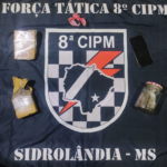 Traficante e usuário de drogas são presos no Bairro São Bento