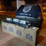 Polícia Militar apreende contrabando de cigarros na BR-060