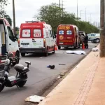 Motociclista perde capacete e morre em acidente com bicicleta elétrica