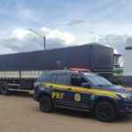 PRF recupera carreta em Nova Alvorada do Sul (MS)
