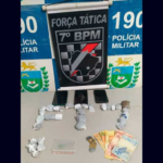 Jovem é presa por tráfico de drogas no bairro Serraria