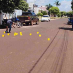 Vítima de disparos em Dourados foi surpreendida enquanto abria portão eletrônico de casa