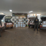 Quatro veículos carregados com mercadorias ilegais são apreendidos pelo DOF na região de Dourados