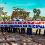 Em protesto, guardas municipais se unem a profissionais da enfermagem e cobram melhores condições de trabalho